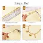 Jabogrii 16.4 Feet Stainless Steel Oval Lip Chain for Jewelry Making Gold Chain Roll DIY Craft Jewelry Making Findings - color: Oval Lip Gold