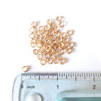 50pcs 14/20 Gold Filled Round Open Jump Rings 4.5MM OD, 2.5MM ID 18 Gauge by CRAFT WIRE - color: 18 Gauge, size: 4.5MM