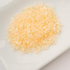 John Bead 25g Cylin Beads Light Yellow Glow in Dark AB 11/0 Glass Cylindrical Seed Beads for Jewelry Bracelets Necklaces Earrings Making Embroidery - color: Light Yellow Glow in Dark AB