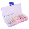 BEADNOVA Satin Pearls Beads for Crafts Tiny Loose Glass Imitation Pearls for Jewelry Making (4mm, 1000pcs, Multi Color) - color: 4mm 1000pcs Mix Lot M03