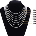 Fiusem Pendant Necklace for Men, Silver Tone/14k Gold Plated/Black Mens Pendant Necklaces with 2.5 mm Box Chain, Stainless Steel Bar Chain, 18-28 Inches - color: silver, size: 28 Inches, style: Pierced Rectangle