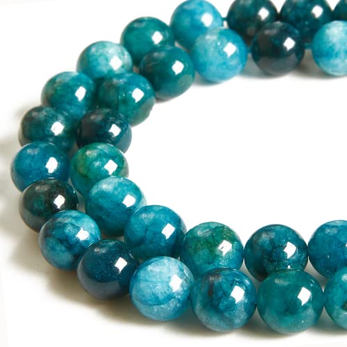 100pcs 10mm Apatite Beads Natural Gemstone Beads Round Loose Beads for Crafting and Jewelry Making - color: Apatite, size: 10mm