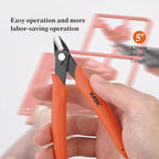 KATA 5-Pack Micro Wire Cutters, Precision Electronics Flush Cutter and Side Cutting pliers, Clean Cut for Model, Jewelry, Model Kits - color: 5 Pack