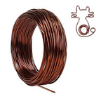 Tenn Well 12 Gauge Aluminum Wire, 100 Feet 2mm Bendable Craft Wire for Bonsai Training, Floral Making, Sculpting, Armature, Jewelry Making (Bronze) - color: Bronze