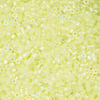 John Bead 25g Cylin Beads Yellow Neon Glow in Dark AB 11/0 Glass Cylindrical Seed Beads for Jewelry Bracelets Necklaces Earrings Making Embroidery - color: Yellow Neon Glow in Dark AB