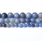 10MM Blue Aventurine Round Loose Beads Natural Gem Beads Crystal Energy Stone Beads for Jewelry Making DIY Bracelet Necklace - color: Blue Aventurine, size: 10mm