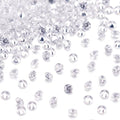 Fashewelry 1000Pcs Crystal Clear Cubic Zirconia Faceted Rhinestone Cabochons 1mm Mini Pointed Back Diamante Gems Beads No Hole for Nail Art Craft Replacing Jewelry - color: Clear, size: 1mm-zirconia