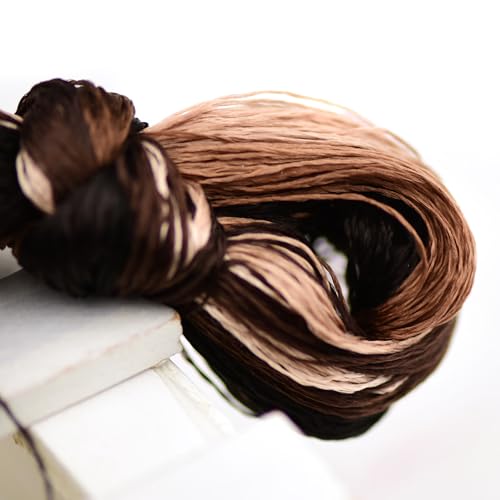 8 Skeins Mulberry Silk Floss Embroidery Thread Floss-Cross Stitch Threads China Silk Woven Jewelry Threads DIY Sewing Kits (03) - color: 03