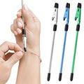 CraftyCrocodile Set of 3 Bracelet Helper Tool - Fastener Tool for Bracelet, Necklace, Jewelry, Watch - Сlip, Clasp Helper - Easy to Put on Yourself, Portable, Made of Metal, Silver, Blue, Emerald - color: Silver, Blue, Emerald