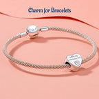 Mothers Day Birthday Number Love Family Friendship Graduation Auntie Grandma Dad Mom Charms for Pandora Bracelets Necklaces, Gifts Women, for Anniversary Valentines Christmas - style: Grandama Charm