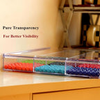 Fixed 12 Grids Clear Plastic Storage Box with Detached Lid, Transparent Organizer Case for Bead, Button, Jewelry, Sewing Kit, DIY Accessories, Dental Supplies, Small Parts