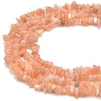 PLTbeads 5-8mm Natral Healing Gemstone Waist Bracelets Necklace Kit Irregular Stone DIY Crafts Design Jewelry Making 1 Strand per Bag Approxi 34 inch (Sunstone Chips) - color: Sunstone Chips