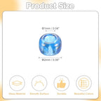 uxcell 2000 Pcs Glass Seed Beads Bulk, 2mm Mini Glass Bugle Beads for DIY Earrings, Necklaces, Bracelets, Jewelry Making, Light Blue - color: Light Blue, size: 2mm