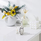 PUDDING CABIN White Dinosaur Ring Holder, Engagement Wedding Ring Stand, Dinosaur Gifts, Cute Preppy Room Decor, Birthday Gifts for Women Her Girls Friends, Bridal Shower Bridesmaid Gifts - style: White Dinosaur