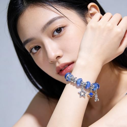 Exway 10 Pcs Snake Charm Bracelet Chain 7.0 Inch Gold and Silver Charm Bracelet Kit Snake Chain Bracelets Chain for Christmas DIY Women Jewelry Making Gifts - color: gold+silver, size: 7.0in