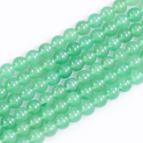 4mm Natural Gemstone Round Green Aventurine Beads for Jewelry Making Stone Beads for Bracelets Necklace Earrings Making Supplies (15"/Strand) - color: Green Aventurine, size: 4mm (15"/Strand)