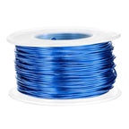 HARFINGTON 18 Gauge Aluminum Craft Wire 1.0mm 98.5ft Flexible Bendable Anodized Metal Jewelry Sculpting Wire for Jewelry Making Modelling Craft DIY, Sapphire Blue - color: Sapphire Blue, size: 30M x 1.0mm