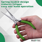 5 Inch Mini Needle Nose Pliers Long Needle Nose Pliers With Spring Wire Looping Bending For Electrician Repair Jewellery Making Handicraft Diy Computer Repair Model Making - style: Needle Nose Pliers