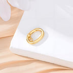 18K Gold Jewelry Clasp Necklace Extender Clasp Bracelet Extension Connector for DIY Necklace Bracelet Anklet Jewelry Making (Style 5) - style: Style 5