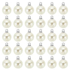 PATIKIL Pearl Charm, 100pcs Pearl Beads Faux Pearl Pendant Charm DIY for Jewelry Making Bracelets Earrings Necklace Crafts - color: Silvery Beige, size: 10mm