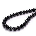 BEADIA Natural Black Onyx Stone Round Loose Semi Gemstone Beads for Jewelry Making 4MM 89PCS - color: Black Onyx, size: 4mm