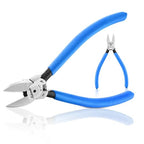 Wire Cutters Flush Cutters for Jewelry Making, Ultra-Sharp Side Cutters, CR-V Diagonal Cutters for Crafting, Flush Cut Pliers for Soft Copper Wire, Floral, Circuit Board (6" 2Pack) - size: 6" 2Pack