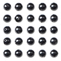 AD Beads 8mm Natural Round Loose Beads 110 Pieces, for Making 108 Mala Prayer Beads Necklace, Bracelet & Yoga Meditation, Jewelry Design (Black Onyx) - color: Black Onyx