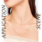 Elecrelive 16.4 Feet 14K Gold Filled Chains Heart Link Chain 5x3.5x0.4mm Permanent Jewelry for Women's Trendy Layering Necklace Bracelet Making - color: 14K Gold Filled