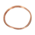 PATIKIL 66 Feet Solid Bare Copper Wire, 30 Gauge 99.9% Pure Copper Wire 0.3mm Soft Beading Wire Metal Plant Stem Ties for Jewelry Craft (20m) - size: 0.3mmx20m