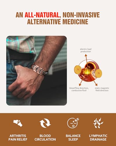 Jecanori Pure Copper Bracelet for Men, 3X Strength Magnetic Bracelets with 3800 Gauss Magnets, Adjustable Mens Copper Bracelet with Premium Fold-Over Clasp - style: Copper Shield