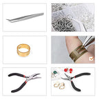 5 Colors Earring Hooks Kit Hypoallergenic Ear Wires and 1000pcs Jump Rings for Earrings Making Jewelry Making Findings