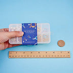 SUNNYCLUE 1 Box DIY 10 Pairs Geometric Hollow Earring Making Starter Kit Classic Round Square Heart Triangle Charm Connector, Earring Stud Hooks Jewelry Making Supplies Craft, Golden, Instruction - color: Diy 10 Pairs Earrings-style 1
