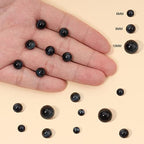 60pcs 6mm Natural Blue Black Tiger Eye Gemstone Beads Energy Healing Crystal Round Loose Stone Beads for Jewelry Making, DIY Bracelets Necklaces - color: Blue Black Tiger Eye, size: 6mm