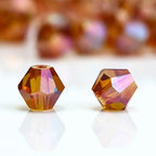 Dowarm 250PCS 6MM Faceted Bicone Crystal Beads for Crafts, Jewelry Making, DIY Bracelet, Necklace, Dolls, Wine Charms, Wind Chimes, Suncatchers, Loose Spacer Glass Beads - color: 05-Wine, size: 6MM