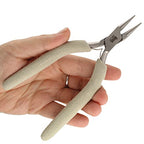 The Beadsmith Round Nose Pliers, 6.25 inches (159mm), Polished Steel Head with Elongated Handle & Double-leaf Spring - style: Round Nose