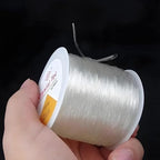 1mm Elastic Stretch Bead Cord for Jewelry & Bracelet Making, [100m] Stretchy Bracelet String, Ideal for Beading and Crafting - size: 1.0mm