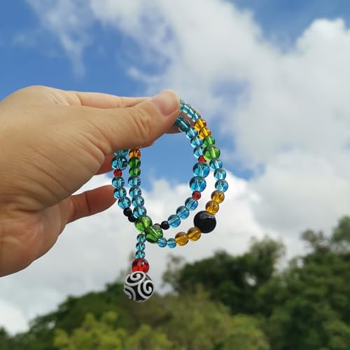 Gocelyn 476PCS Natural Round Gemstone Crystal Glass Beads for Jewelry Making (Blue), Smooth Round Spacer Loose Glass Beads for Crafts Bracelets Necklaces Charms Pendants 4/6/8/10/12mm - color: Round Glass Beads: Blue