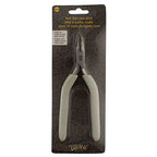 The Beadsmith Bent Chain Nose Pliers, 6.25 inches (159mm), Polished Steel Head with Elongated Handle & Double-leaf Spring - style: Bent Chain Nose