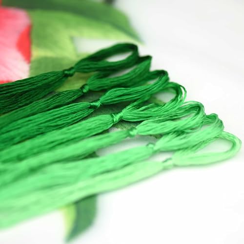 MIINGGUXIUYI Mulberry Silk Floss Embroidery Thread Floss-Cross Stitch Threads China Silk Woven Jewelry Threads DIY Sewing Kits (92) - color: 92