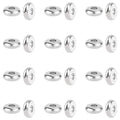 UNICRAFTALE About 200pcs Disc Spacer Beads 4mm Stainless Steel Flat Round Beads Metal Bead Spacers Finding for DIY Beading Jewelry Making, Hole 1.2mm - size: 1.2mm Hole