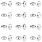 UNICRAFTALE About 200pcs Disc Spacer Beads 4mm Stainless Steel Flat Round Beads Metal Bead Spacers Finding for DIY Beading Jewelry Making, Hole 1.2mm - size: 1.2mm Hole