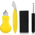 4 PCS Professional Watch Back Removal Tool，Pry Back Case Opener， Battery Replacement Set, Watch Repair Kits