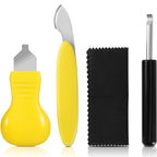 4 PCS Professional Watch Back Removal Tool，Pry Back Case Opener， Battery Replacement Set, Watch Repair Kits