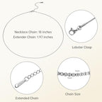 SMYHTGLIF 18 Inches Silver Stainless Steel Necklace Chain for Jewelry Making 12 Pack DIY Craft Box Necklace Chain with Lobster Clasps - color: Silver Box, size: 18 Inches