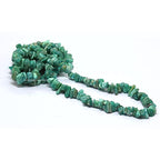 Amazonite Pre Drilled Natural Crystals Crushed Chips Beads for Jewelry Making, DIY Handmade Healing Crystals (25 Inch Strand) - color: Amazonite