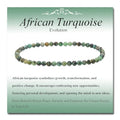 MASSIVE BEADS Natural Genuine Gemstone Beads Healing Crystal Chakra Reiki Jewelry Faceted Round Beads Bracelets 3mm - color: African Turquoise