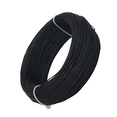 INSPIRELLE 20 Gauge 550 Feet Black Aluminum Craft Wire Bendable Metal Wire for Jewelry Craft Making - color: Black, size: 20 Guage (0.8mm)