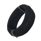 INSPIRELLE 20 Gauge 550 Feet Black Aluminum Craft Wire Bendable Metal Wire for Jewelry Craft Making - color: Black, size: 20 Guage (0.8mm)
