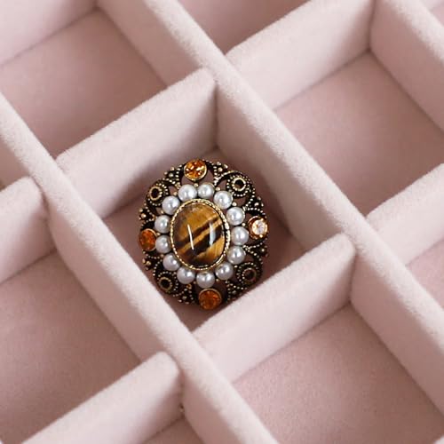 Wudygirl Small Jewelry Organizer 24 Grid Jewelry Box with Clear Lid Velvet Ring Holder Earring Organizer Jewelry Tray for Drawer Jewelry Display Case for Women Gift (Pink) - style: White Pink 24 Grid