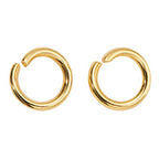 DanLingJewelry 200 pcs 304 Stainless Steel 18 Gauge Open Jump Rings 8mm for Jewelry Making Connectors Jewelry Finding Golden Color - color: 200 pcs - ф8mm δ 1.2mm - Golden